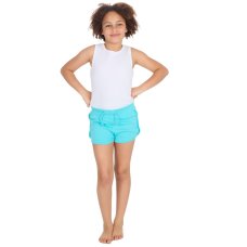 12C158: Infant Girls Interlock Shorts- Ocean Mist (2-6 Years)